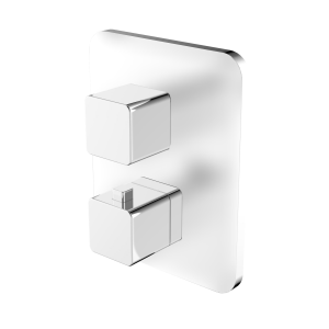 Bateria wannowa, podtynkowa, termostatyczna Omnires Parma PM7436CRB