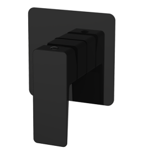 Bateria prysznicowa, podtynkowa Omnires Parma czarny mat PM7445BL