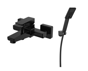 Bateria wannowa, natynkowa Omnires Parma czarny mat PM7430BL + JimJim-PBL