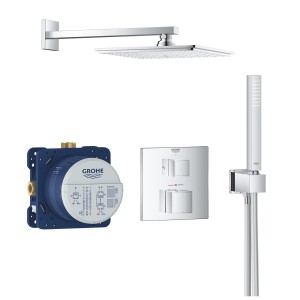 Zestaw natryskowy podtynkowy termostatyczny Grohe Grohtherm Cube Rainshower Allure 230 34741000