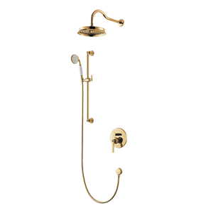 Zestaw prysznicowy podtynkowy, złoty Omnires ARMANCE SYSAM20GL