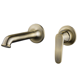 Bateria umywalkowa podtynkowa brąz antyczny Omnires ART DECO AD5115BR