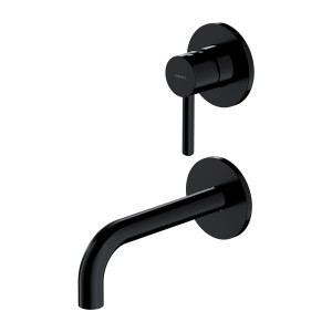 Bateria umywalkowa, podtynkowa Omnires Y czarny półmat Y1215NBL