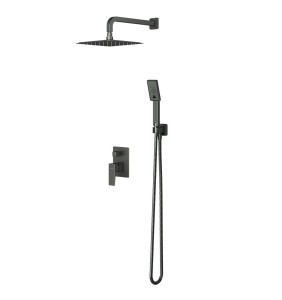 Zestaw prysznicowy podtynkowy Omnires Parma grafit SYSPM10GR