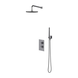 Zestaw prysznicowy termostatyczny podtynkowy Contour chrom SYSCT11CR