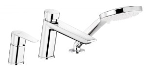 Bateria wannowa 3-otworowa Deante Agawa BQG 013M chrom