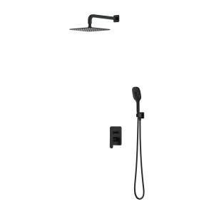 Zestaw prysznicowy podtynkowy OMNIRES SACRAMENTO SYSSC10BL czarny mat