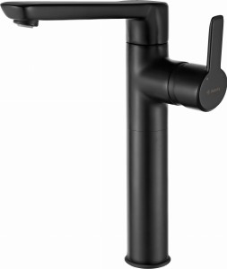 Bateria umywalkowa wysoka z obrotową wylewką DEANTE ARNIKA czarny mat BQA N20K