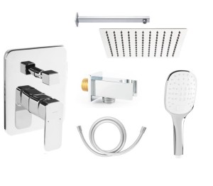 Zestaw natryskowy podtynkowy Omnires Apure + 30 cm - 10302