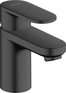 Bateria umywalkowa stojąca Hansgrohe Vernis Blend 70  z korkiem czarny mat 71550670