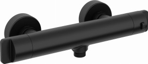 Bateria prysznicowa termostatyczna ścienna czarny mat Deante BCH N4BT