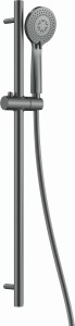 Zestaw prysznicowy 3-funkcyjny z drążkiem Deante Arnika titanium  NQA D51K