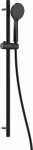 Zestaw prysznicowy 3-funkcyjny z drążkiem Deante Arnika czarny mat NQA N51K