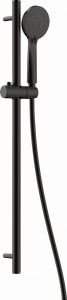 Zestaw prysznicowy 3-funkcyjny z drążkiem Deante Arnika czarny mat NQA N51K