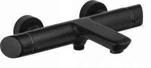 Bateria wannowa ścienna Deante Arnika czarny mat BQA N10M