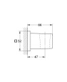 Euphoria Cube uchwyt prysznicowy ścienny 27693000 rys.jpg
