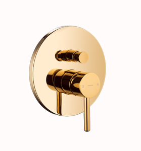 Bateria wannowa, podtynkowa Omnires Y złoty Y1235GL