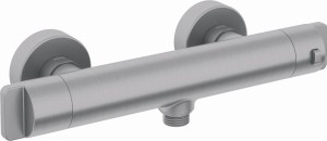 Bateria prysznicowa termostatyczna ścienna stal szczotkowana BCH F4BT