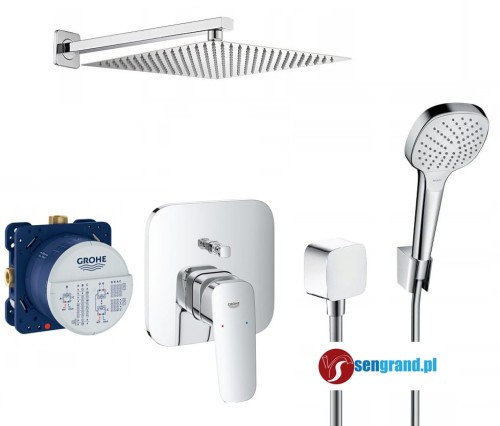 Zestaw-podtynkowy-z-bateria-GROHE-Cubeo Hansgrohe Croma-deszczownica-30-cm logo.jpg
