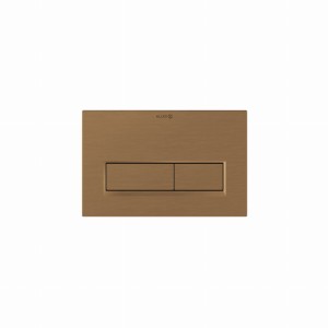Przycisk spłukujący KLUDI-UNIFIX do WC, pasuje do Geberit Sigma, brązowy szczotkowany 32PP01N1