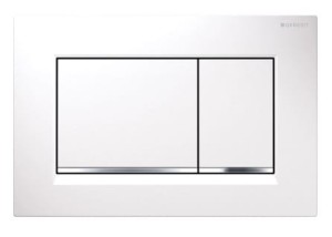 Przycisk spłukujący Geberit Sigma 30 biały/chrom błyszczący/biały 115.883.KJ.1