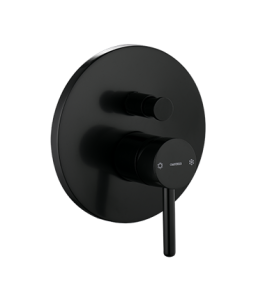 Bateria wannowa, podtynkowa Omnires Y czarny  Y1235BL