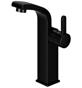 Bateria umywalkowa, wysoka, czarny Omnires Darling DA5012BL