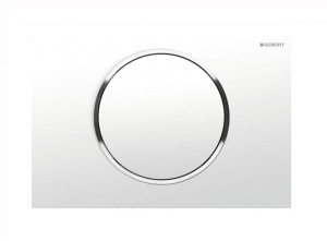 Przycisk spłukujący Geberit Sigma10 biały/chrom błyszczący 115.758.KJ.5